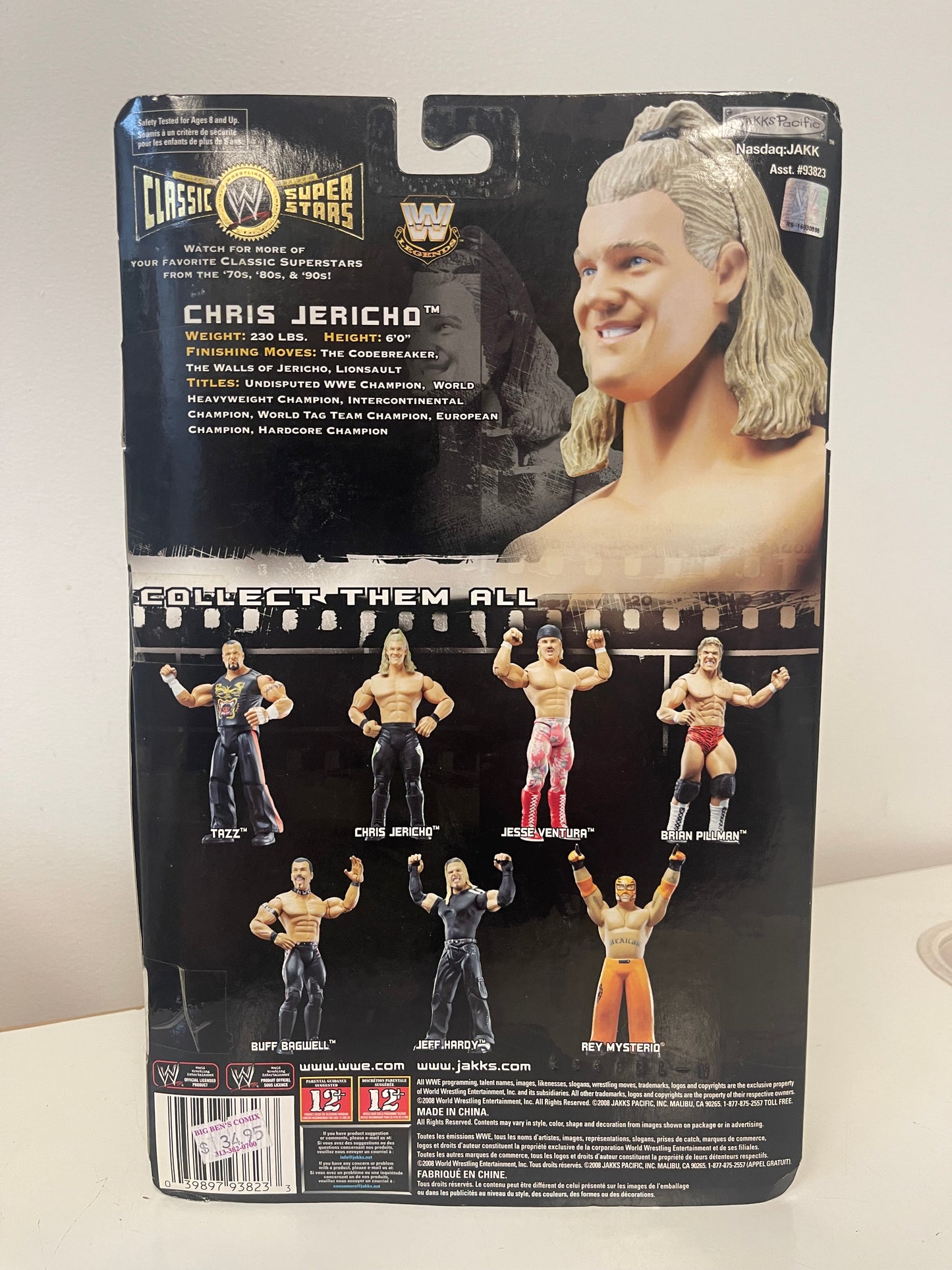 WWE Legends Classic Superstars Collector Series #21 Chris Jericho
