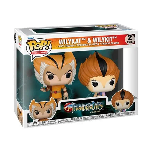 ThunderCats Wilykat and Wilykit Funko Pop Vinyl Figure 2-Pack