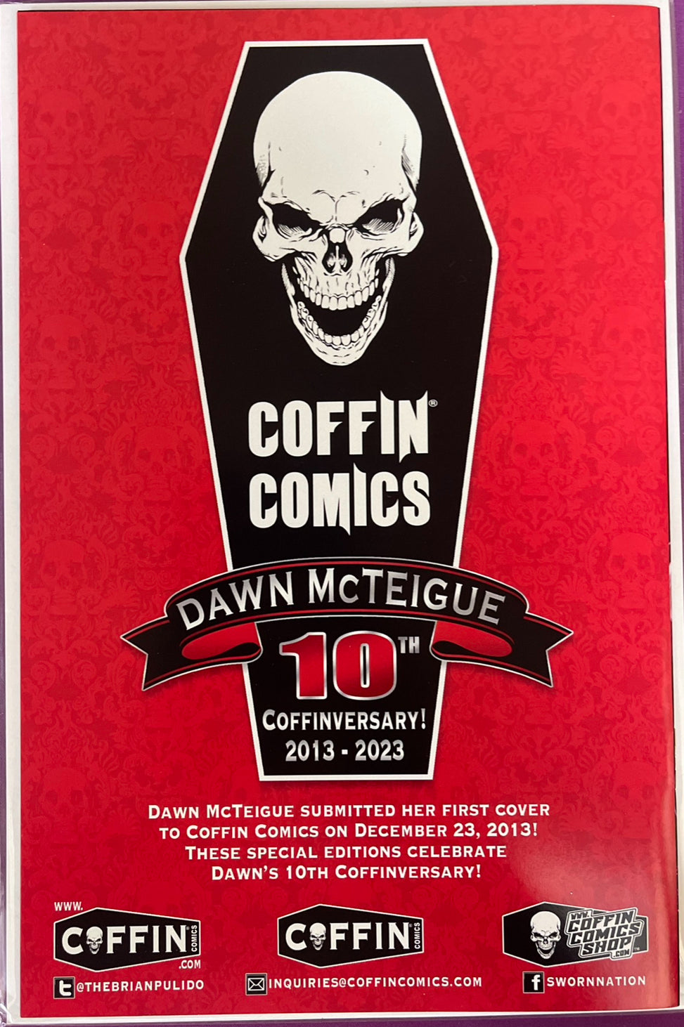 Lady Death: Enchancements #1 Dawn’s Coffinversary Variant 192/199