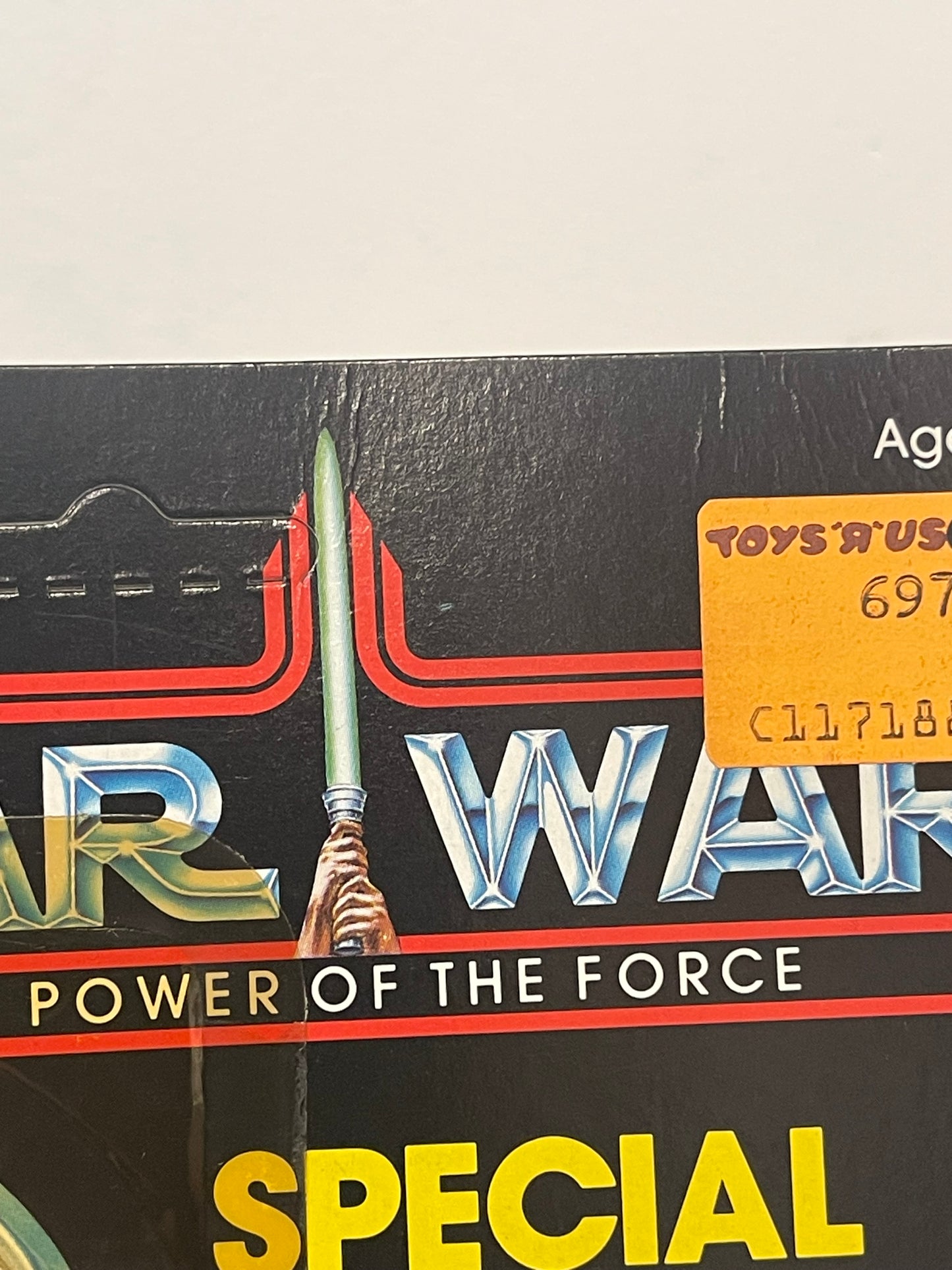 1984 Star Wars 92 Back Power Of The Force Warok Unpunched