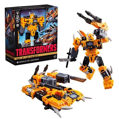 Transformers Age of the Primes Leader Class Herald of Unicron Action Figure