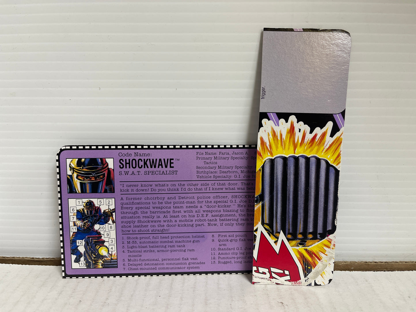 G.I. Joe Drug Elimination Force Shockwave 1992