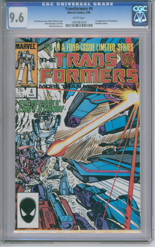 Transformers #4 CGC 9.6