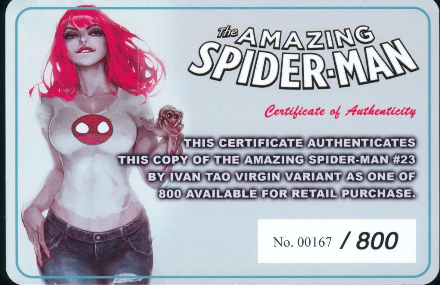 Amazing Spider-Man #23 CGC 9.8 With Certificate of Authenticity - East Side Comics "Virgin" Edition - 2023