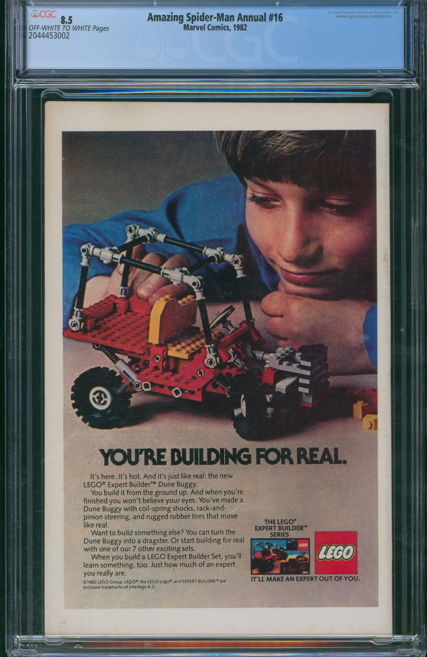 Amazing Spider-Man Annual #16 CGC 8.5 - Origin & 1st appearance of the new Captain Marvel