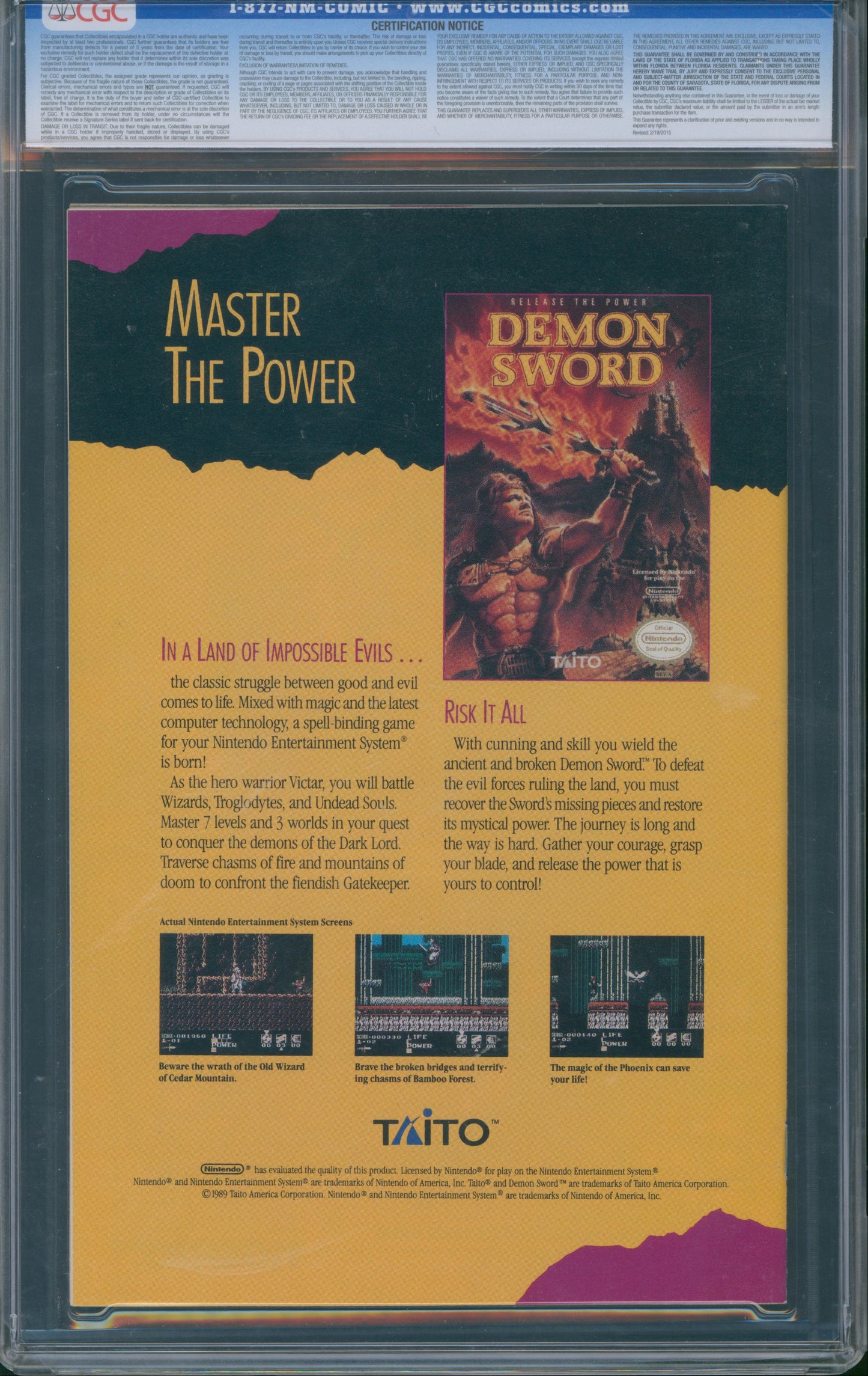 Ghost Rider v2 #1 1990 CGC 9.6 - 1st appearance Dan Ketch as Ghost Rider