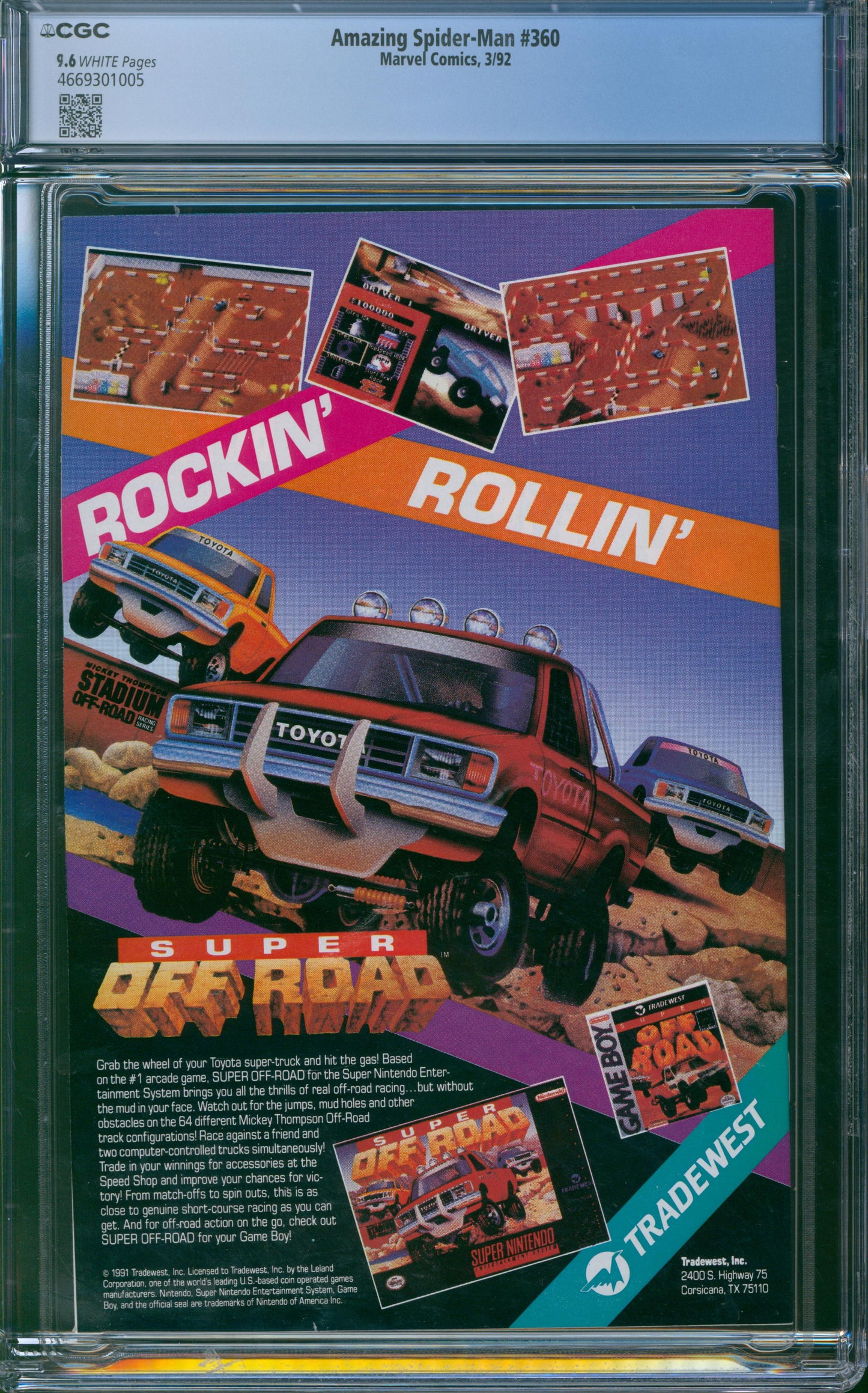 Amazing Spider-Man #360 1992 CGC 9.6 - 1st appearance of Carnage in cameo