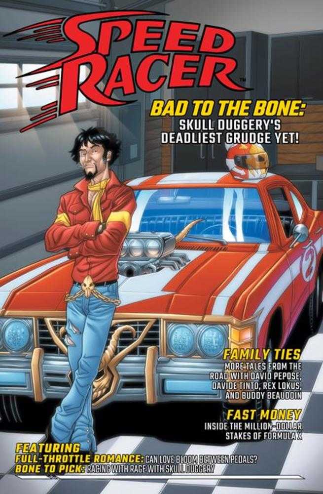 Speed Racer #3 Cover C 1/10 Copy Chris Batista Car Magazine Homage Unlock Variant