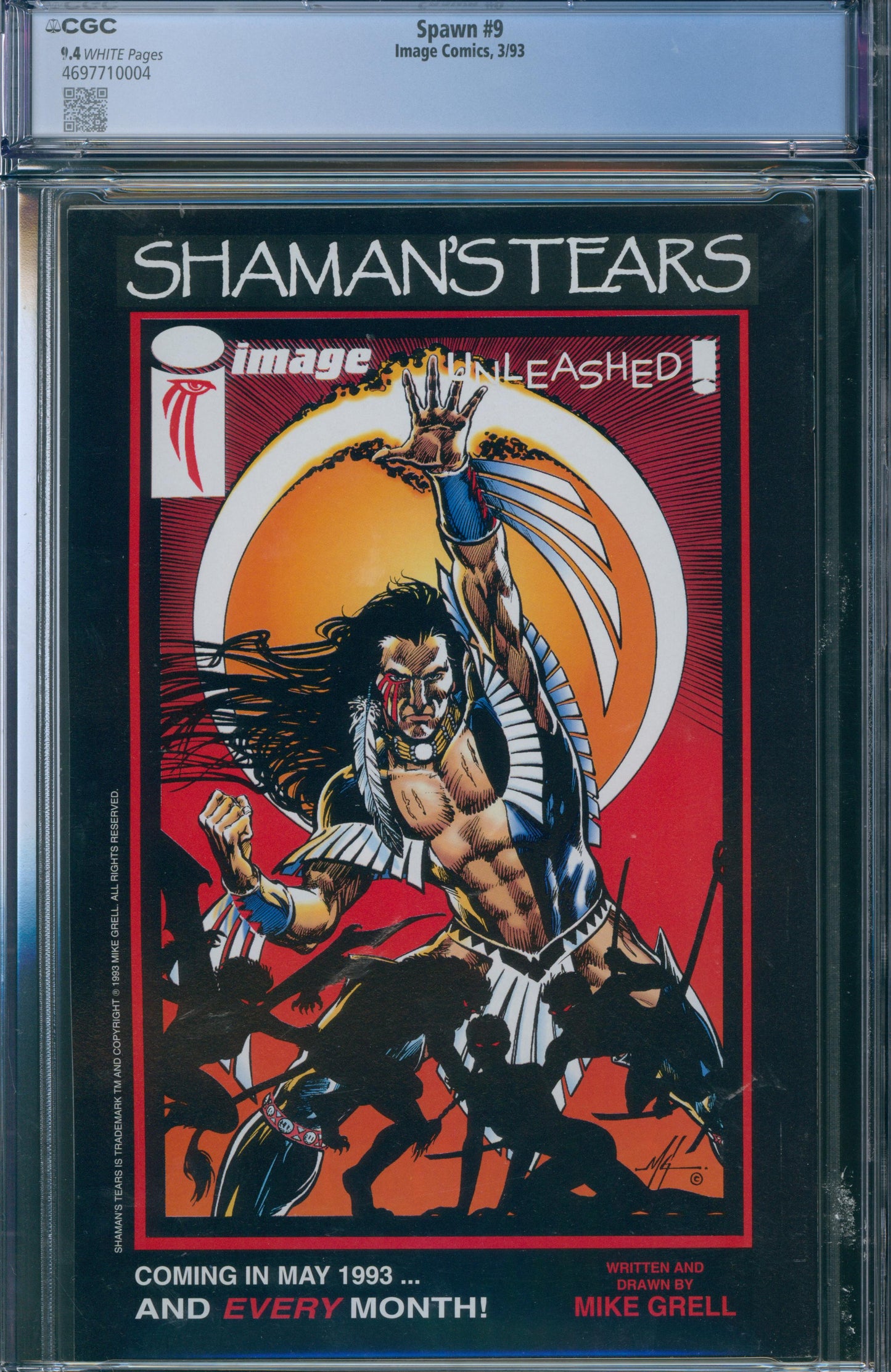 Spawn #9 CGC 9.4 - 1st Appearance of Medieval Spawn & Angela (A)