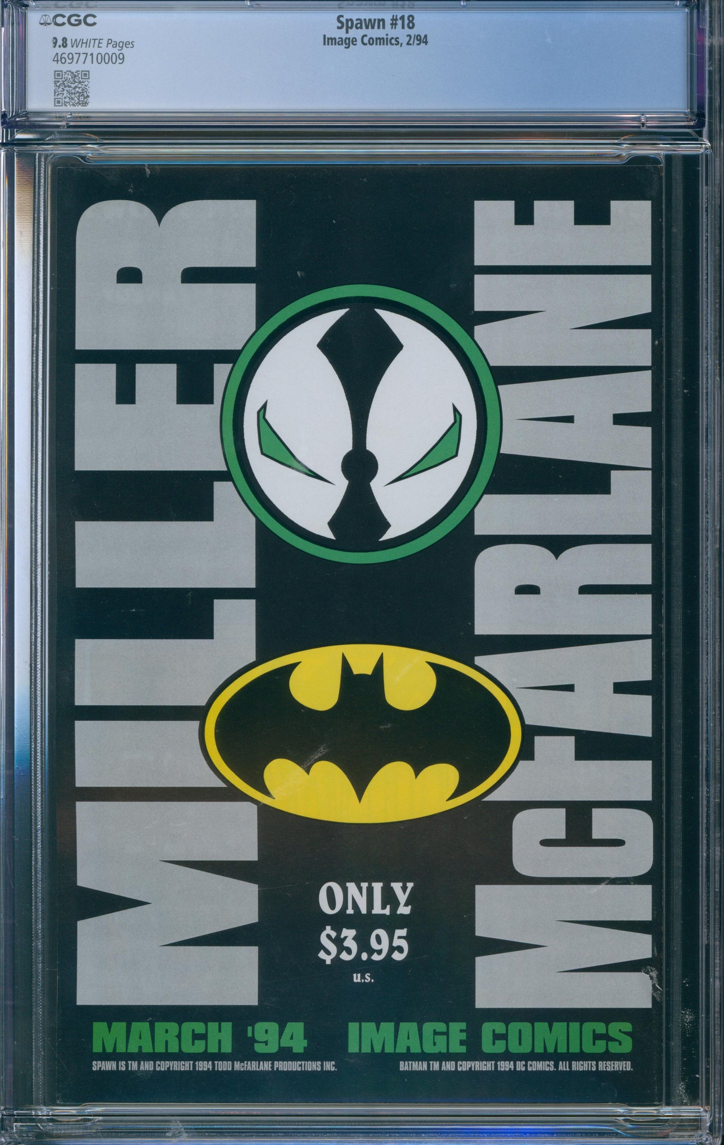 Spawn #18 CGC 9.8 - 1994