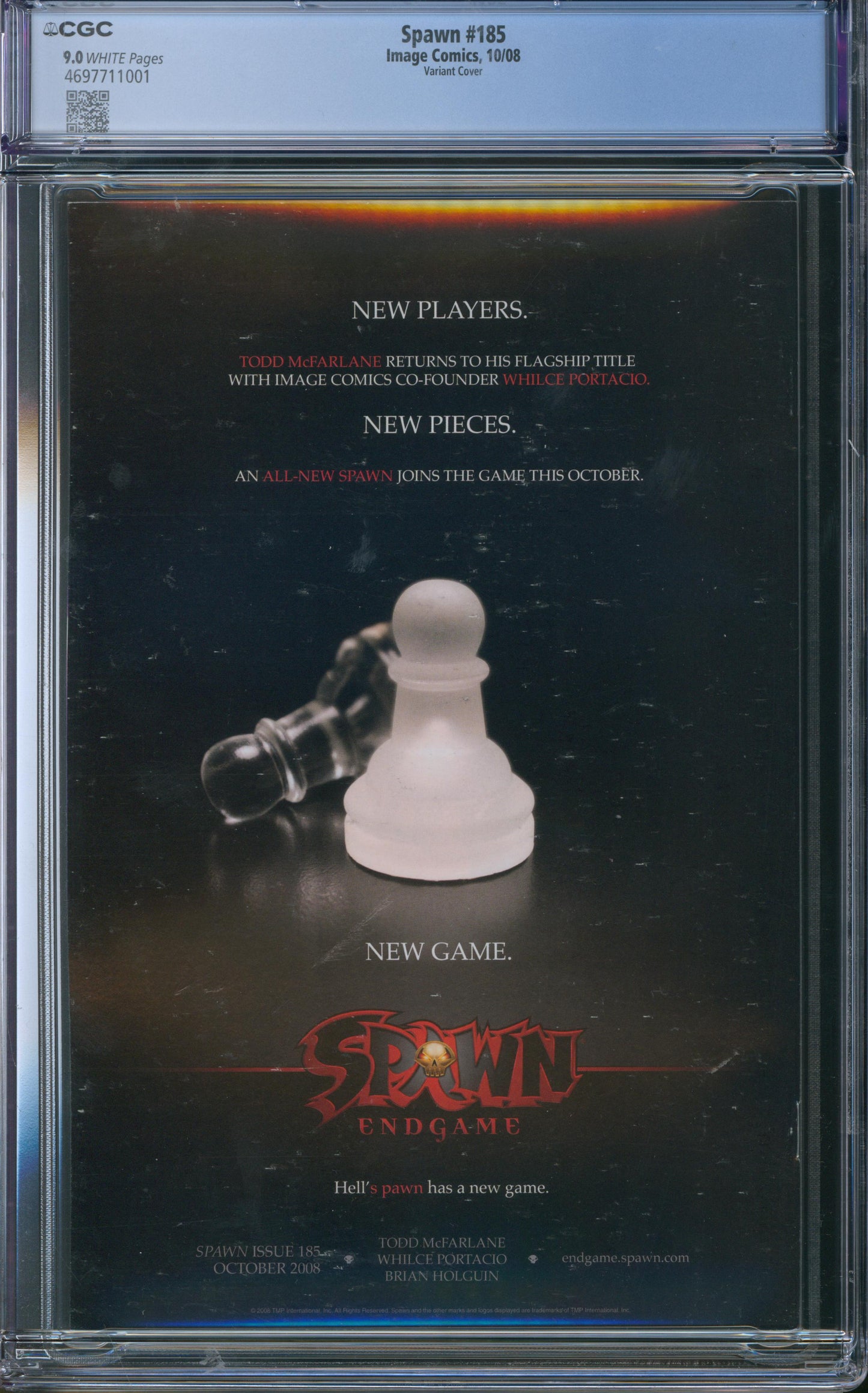 Spawn #185 CGC 9.0 Variant Cover