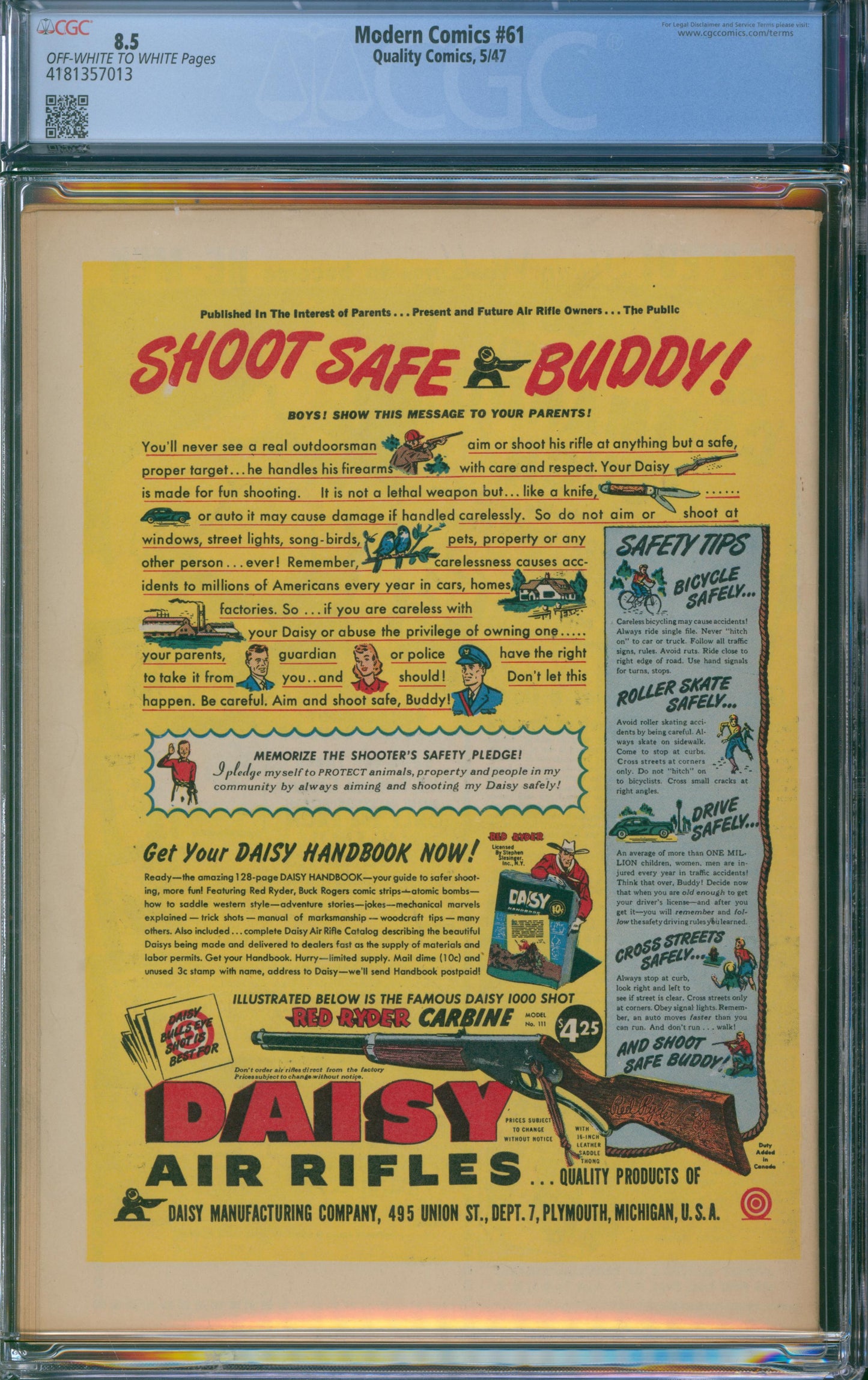 Modern Comics #61 CGC 8.5 - 1947