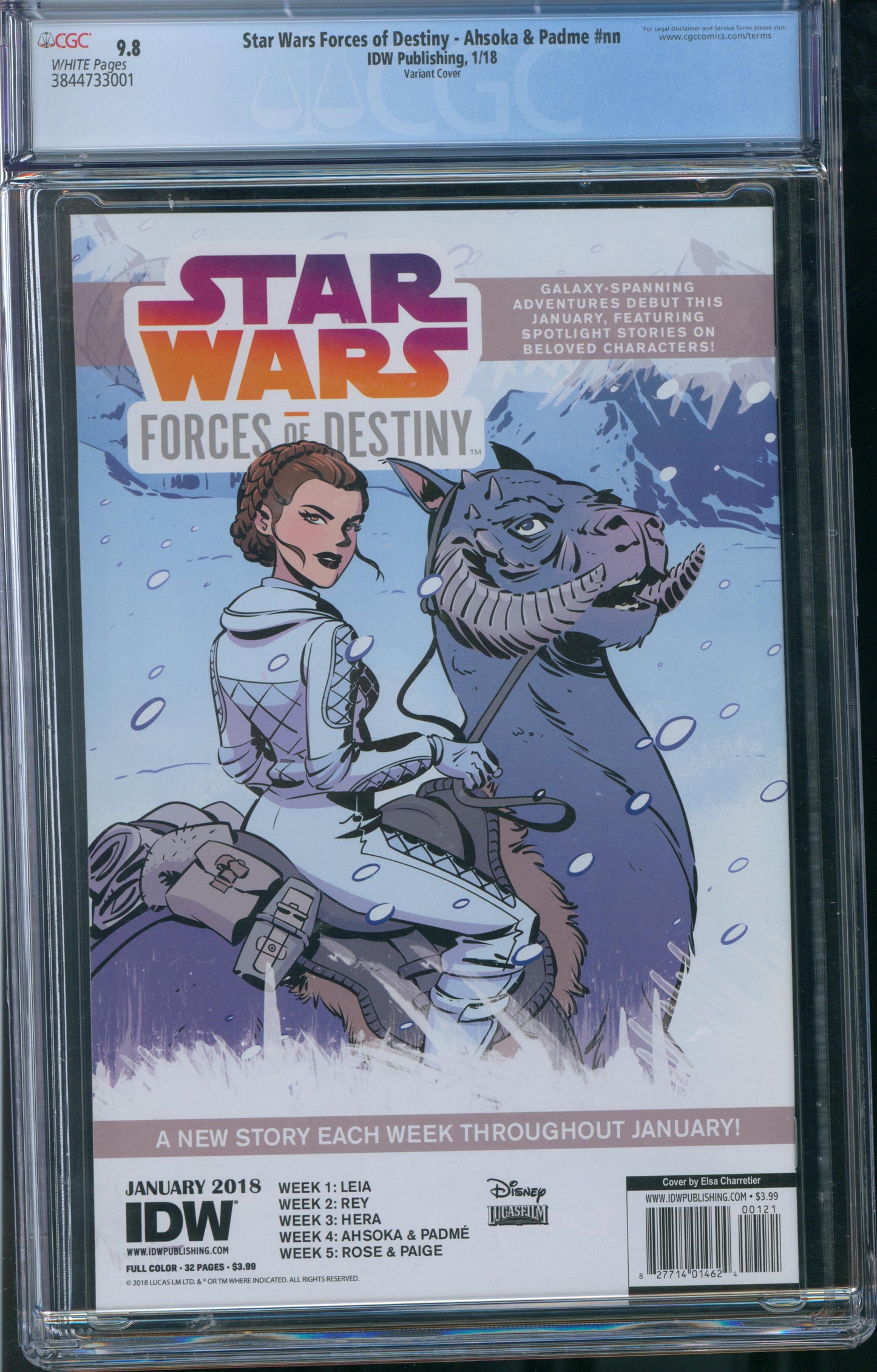 Star Wars Forces of Destiny - Ahsoka & Padme #nn - CGC 9.8 - Variant Cover