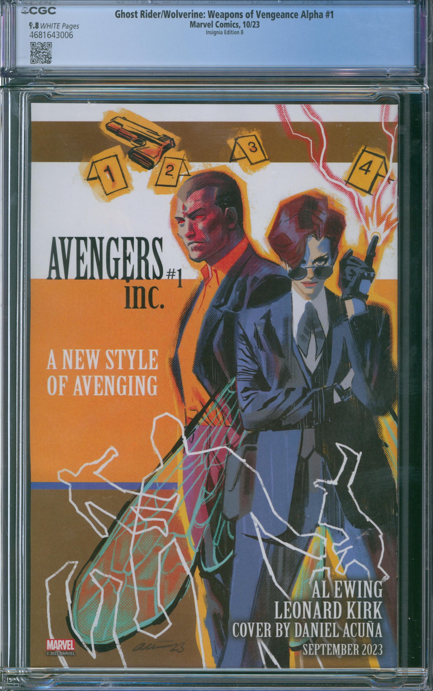 Ghost Rider/Wolverine: Weapons of Vengeance Alpha #1 CGC 9.8 - Insignia Edition B