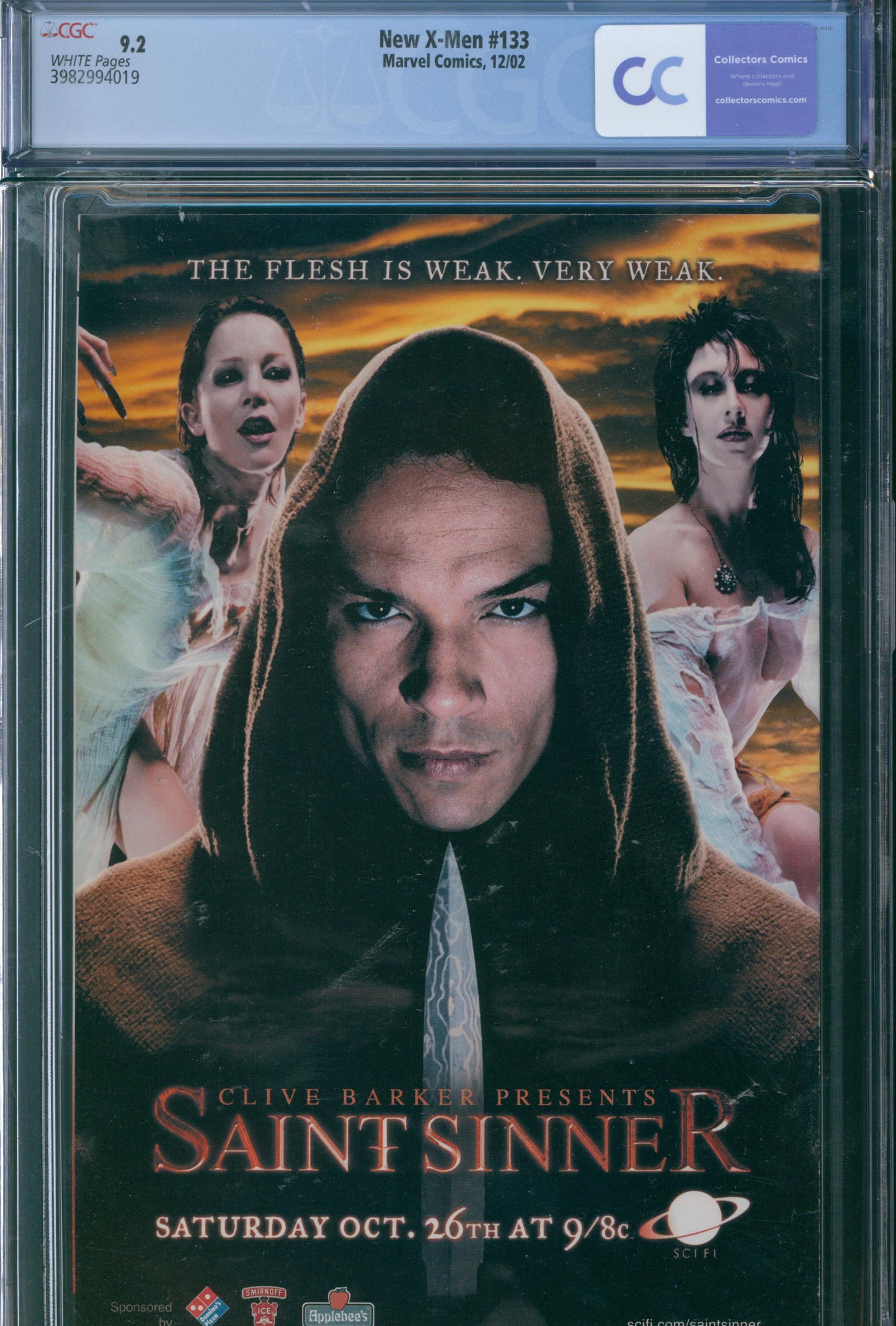 New X-Men #133 CGC 9.2 - 1st Appearance Of Dust (Sooraya Qadir) - 2002