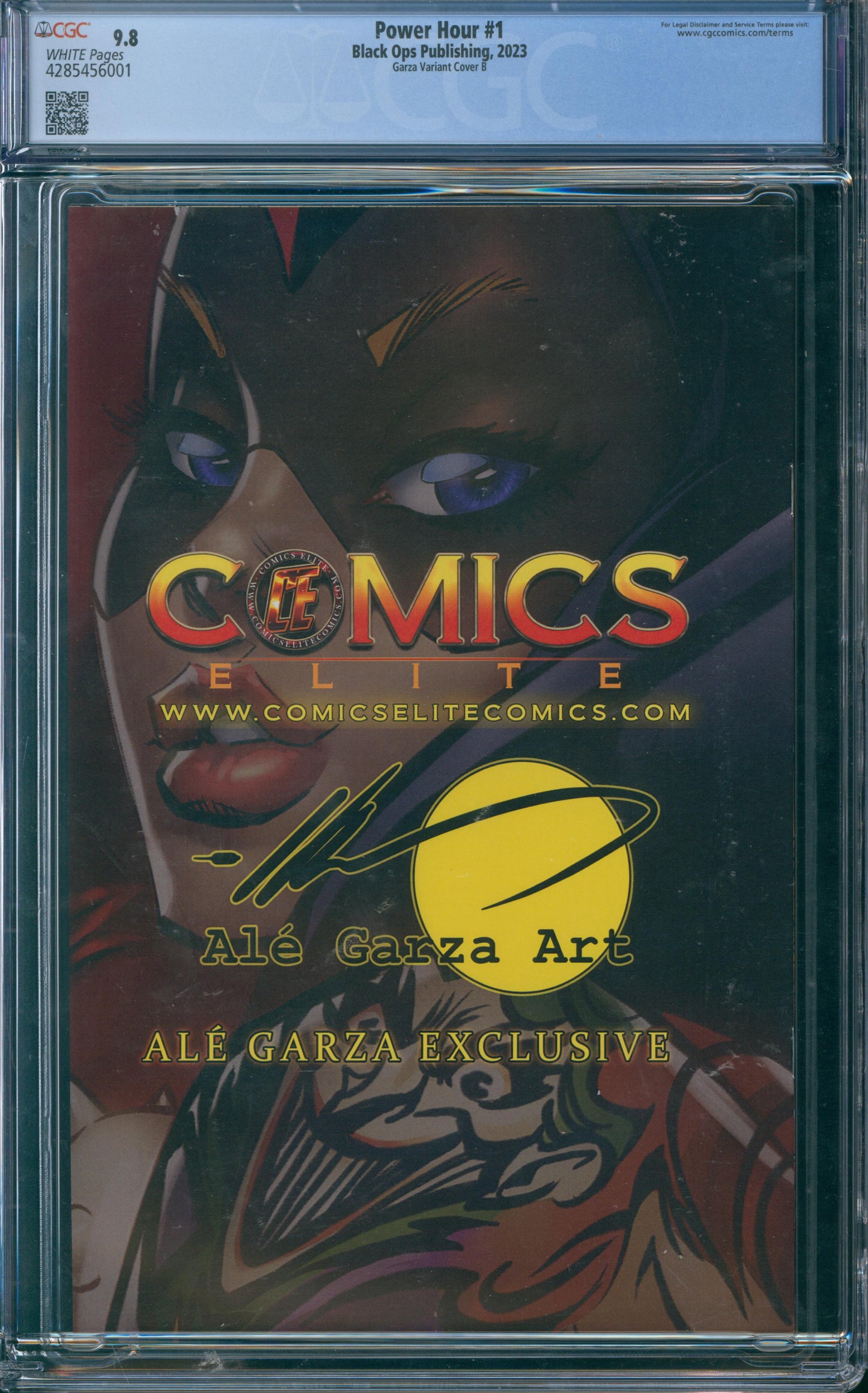 Power Hour #1 CGC 9.8 - Garza Variant Cover B Virgin Cover - 2023