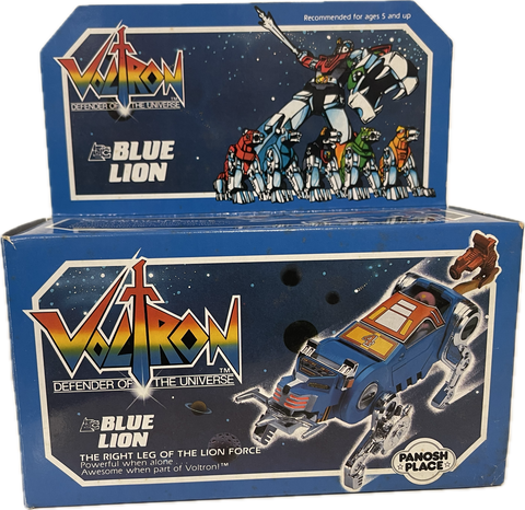 Voltron Defender Of The Universe Blue Lion Vehicle Complete 1984