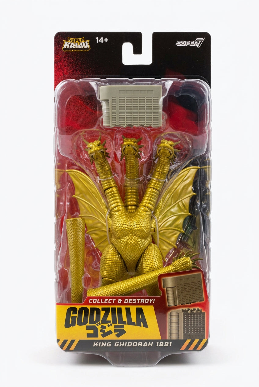 Toho Super Kaiju King Ghidorah 1991 Action Figure
