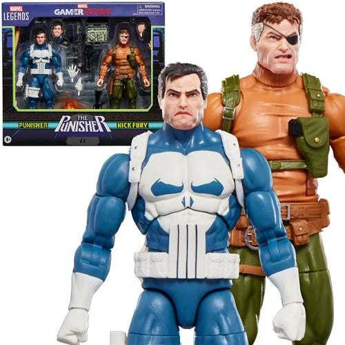 Punisher Marvel Legends Gamerverse Punisher and Nick Fury 6-Inch Action Figures