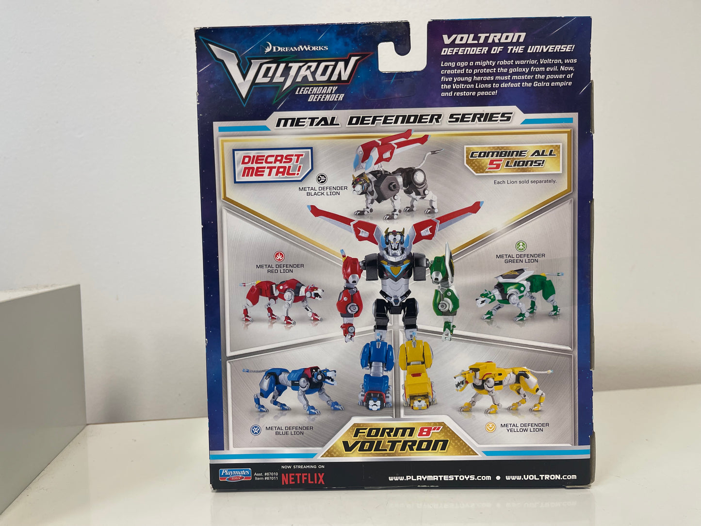 Voltron Legendary Metal Defender Black Lion