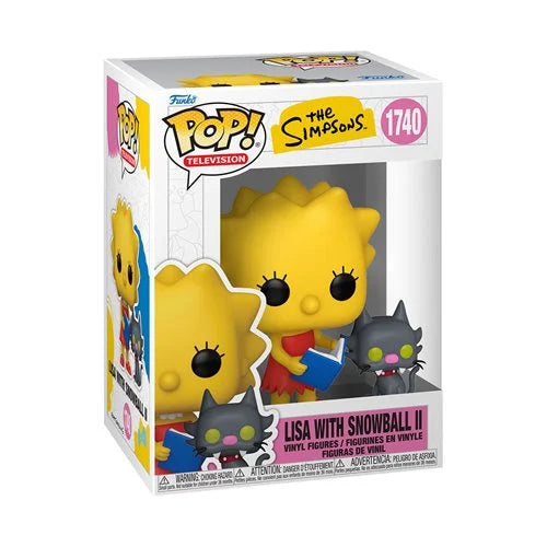 The Simpsons Lisa with Snowball II Funko Pop! Vinyl Figure and Pop! Buddy #1740