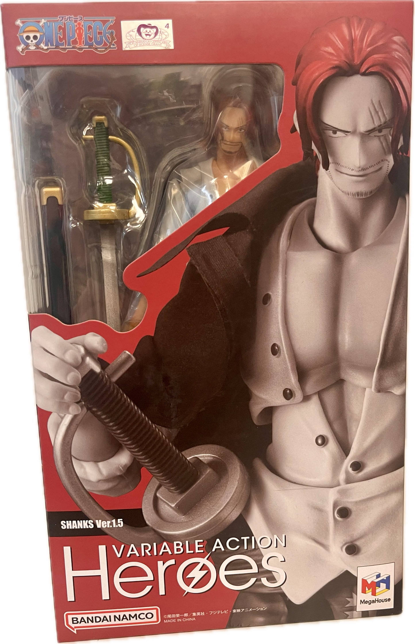 Variable Action Heroes One Piece Shanks Version 1.5