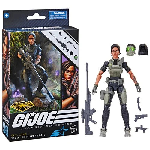 G.I. Joe Classified Series Nightforce Jodie Shooter Craig 6-Inch Action Figure