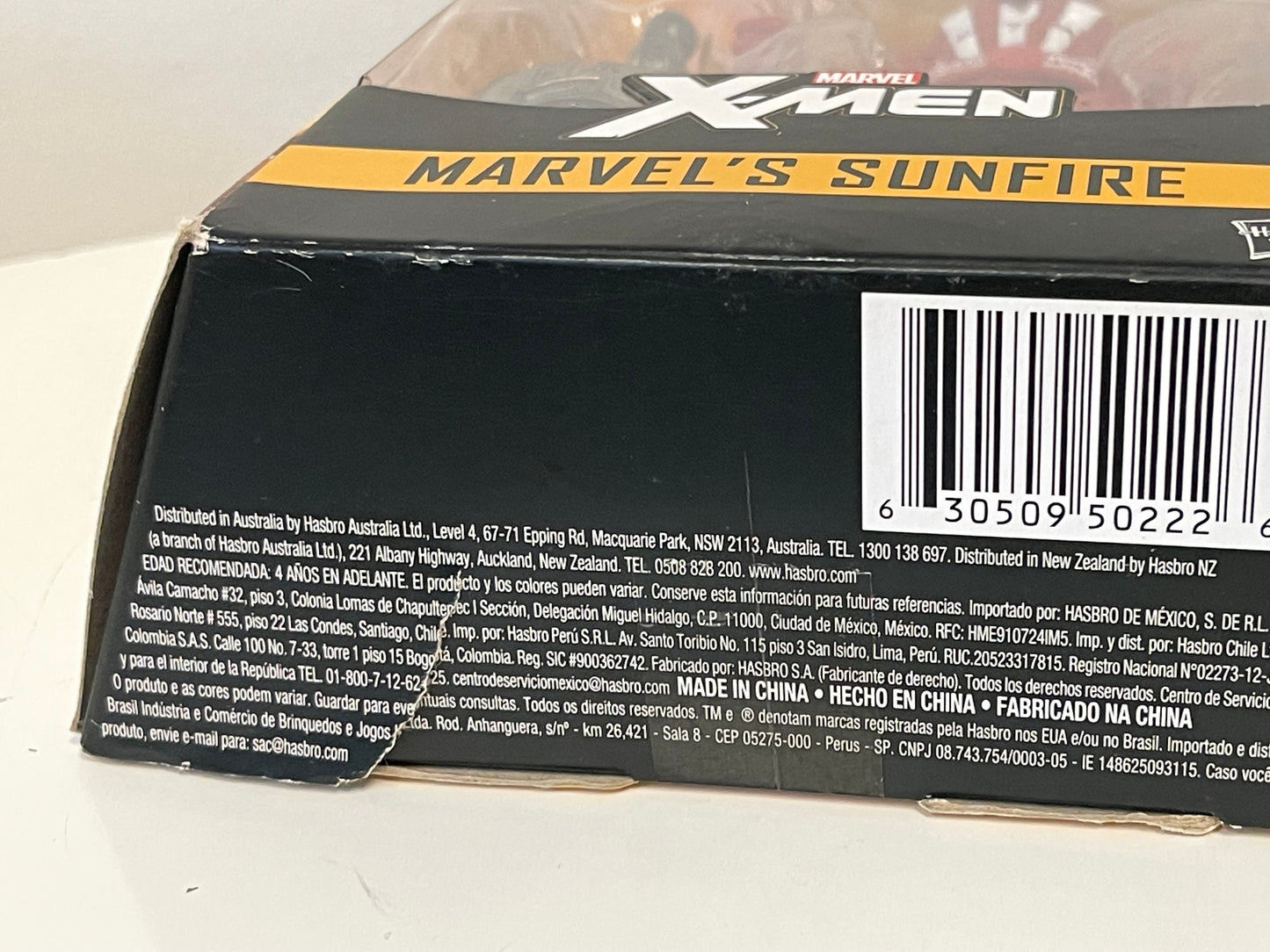 Marvel Legends Series X-Men Sunfire Figure Warlock Build-A-Figure