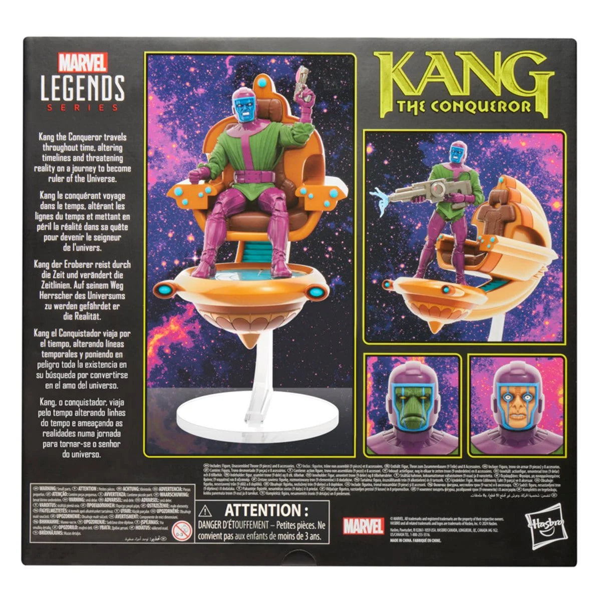 Marvel Legends Series Kang the Conqueror with Throne 6-Inch Action Figure