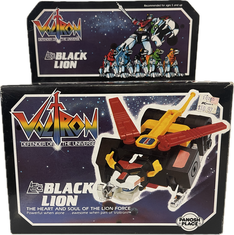 Voltron Defender Of The Universe Black Lion Vehicle Complete 1984