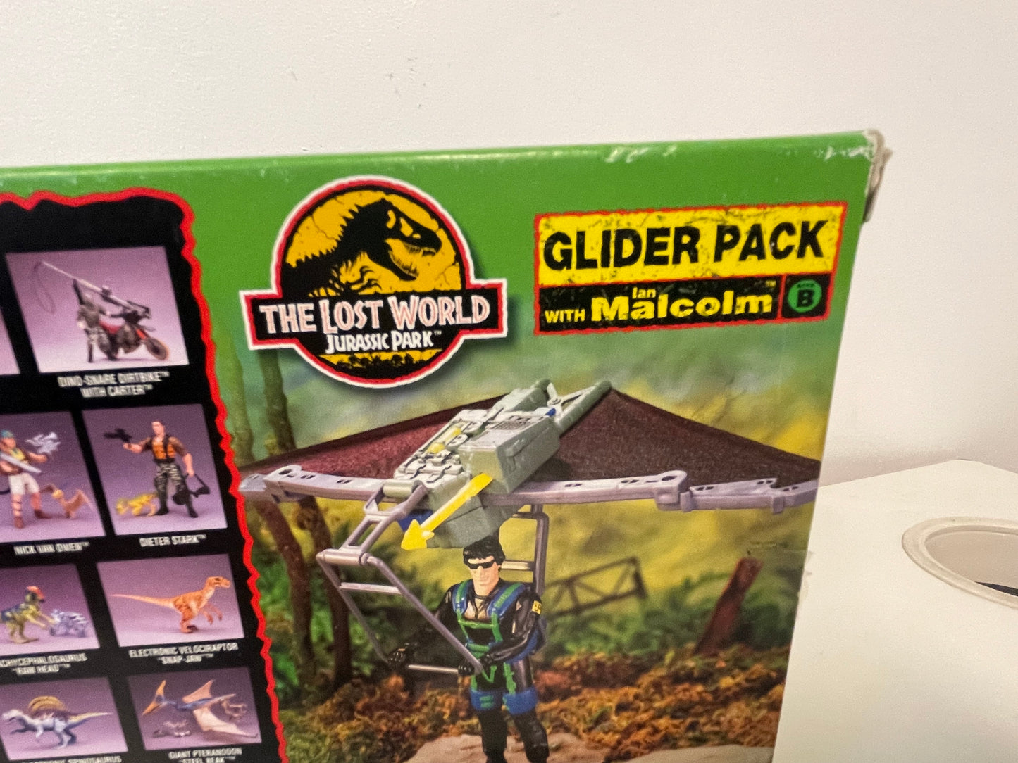 The Lost World Jurassic Park Glider Pack w/ Ian Malcolm Figure