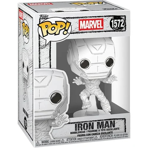 Marvel Sketched Iron Man Funko Pop! Vinyl Figure #1572