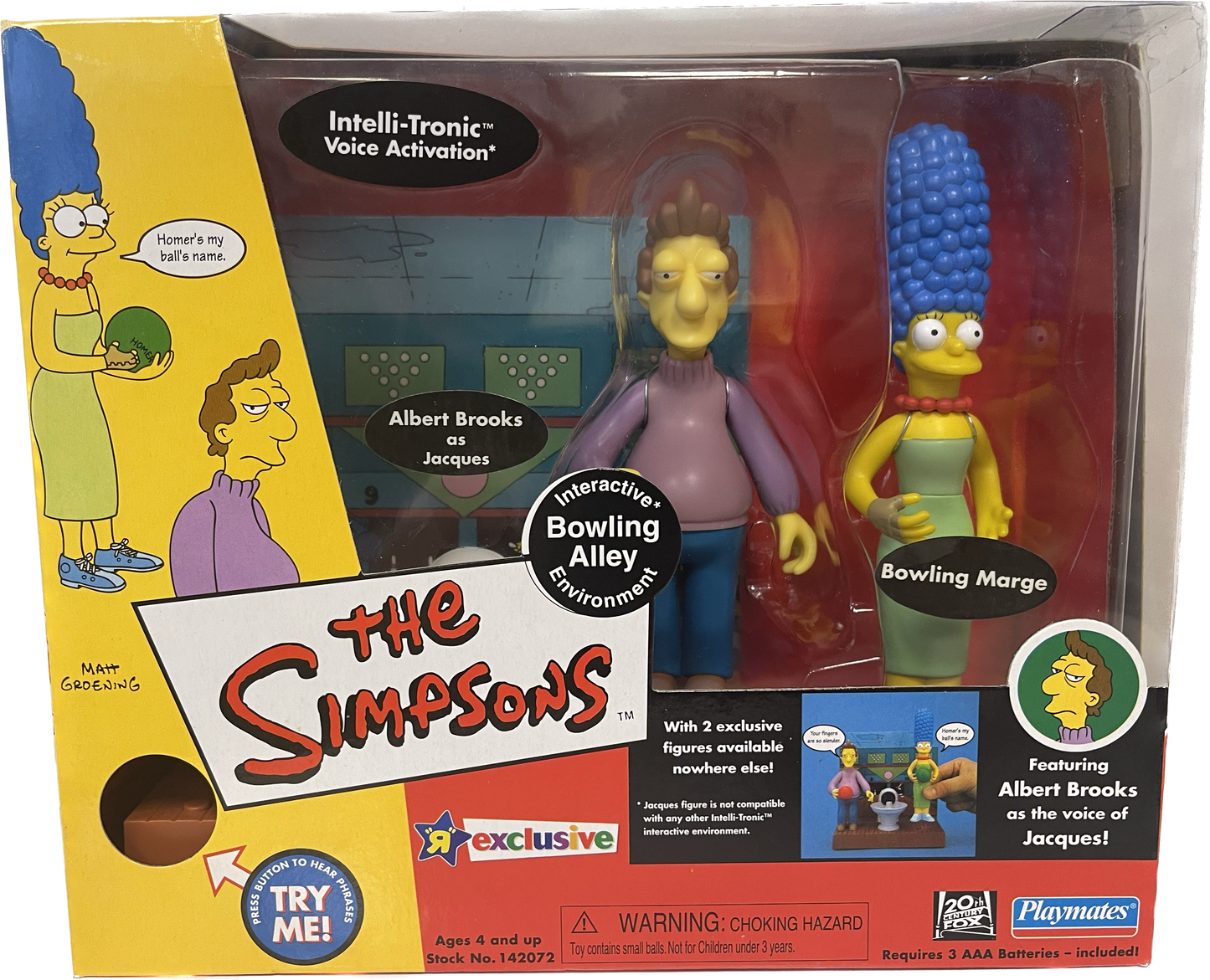 The Simpsons Interactive Bowling Alley Environment & Figure Set