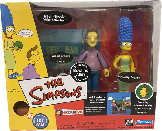 The Simpsons Interactive Bowling Alley Environment & Figure Set