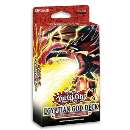 YuGiOh Trading Card Game Slifer the Sky Dragon Egyptian God Deck