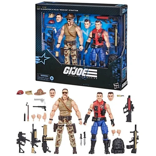 G.I. Joe Classified Series #173 Sgt Slaughter & Felix Mercer Stratton 6-Inch Action Figures 2-Pack