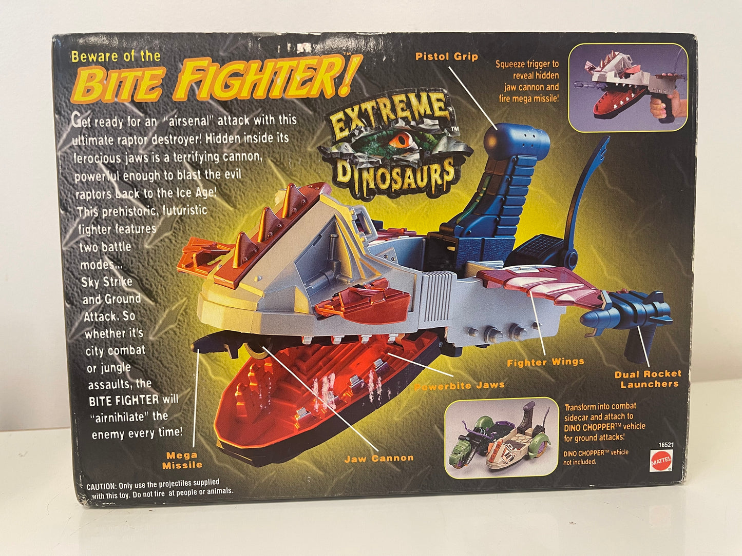Extreme Dinosaurs Bite Fighter Dino Attack Plane Vehicle