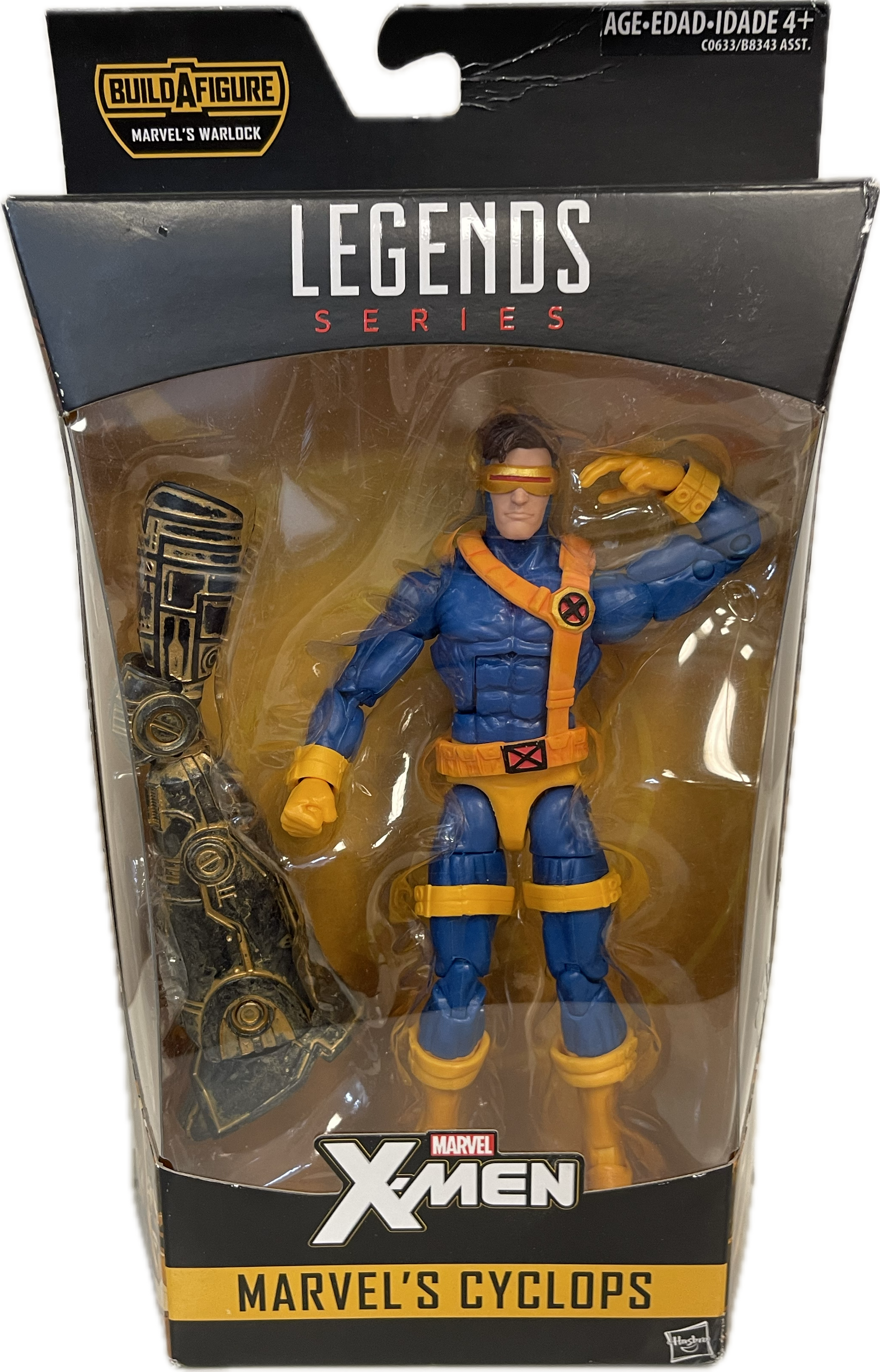 Marvel Legends Series X-Men Cyclops Warlock Build-A-Figure – Big