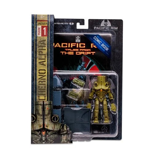 Pacific Rim Jaeger Cherno Alpha 4-Inch Scale Action Figure with Comic Book