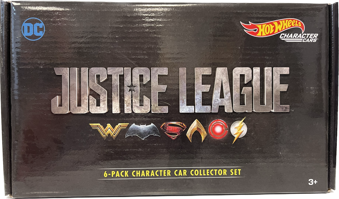 Hot Wheels DC Justice League 6-Pack Character Car Collector Set