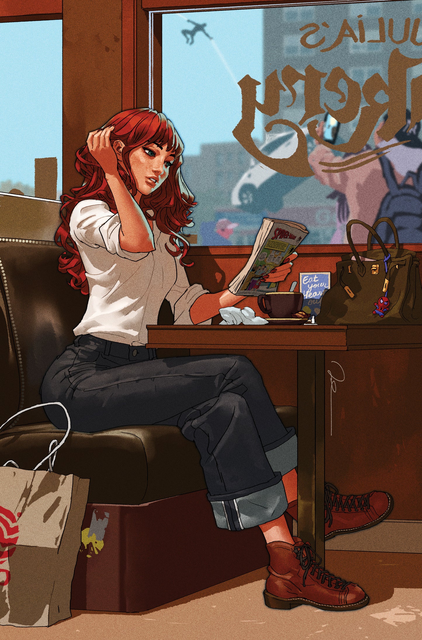 Ultimate Spider-Man #19 Gerald Parel Mary Jane Full Art Variant