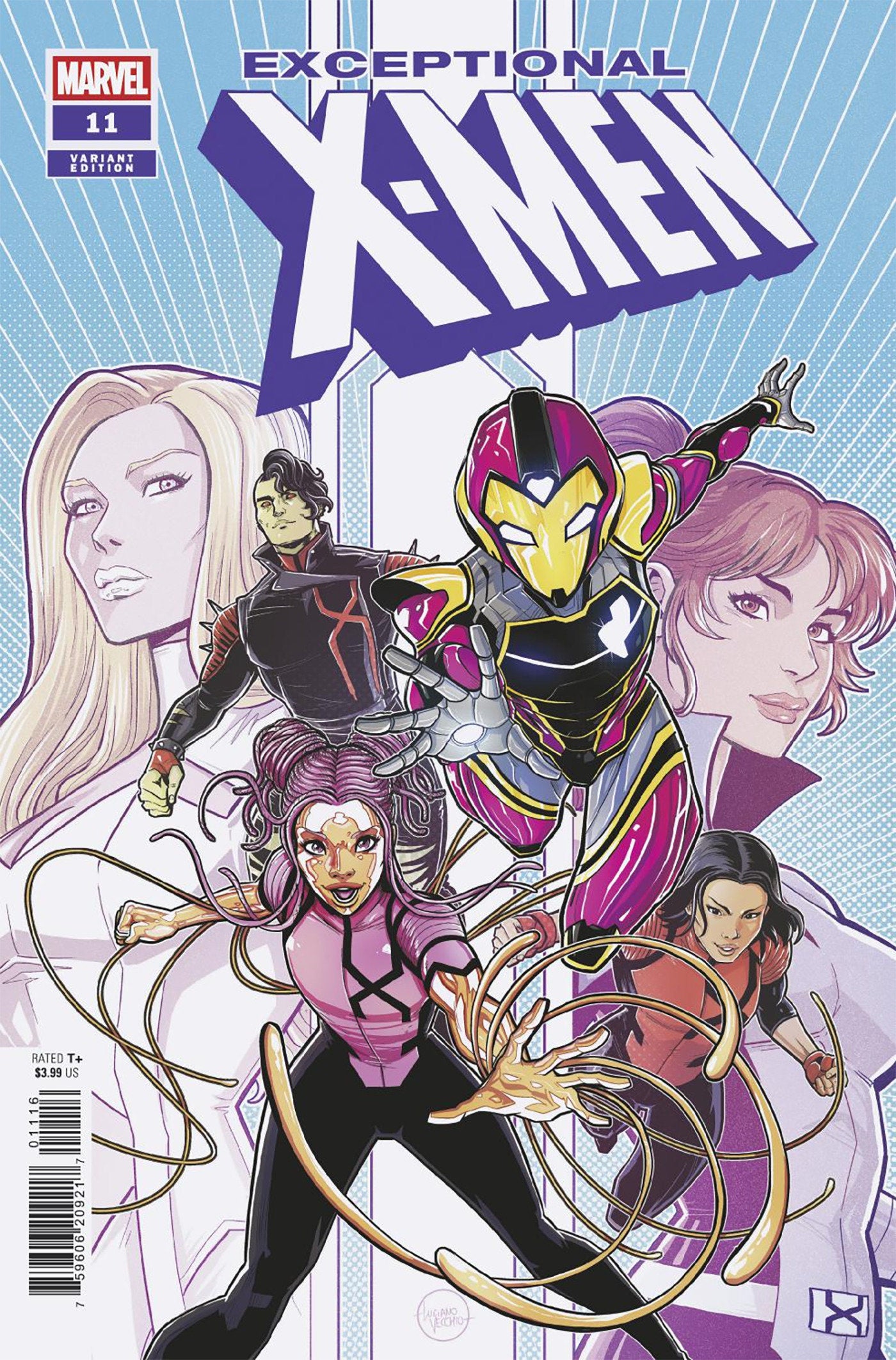 Exceptional X-Men #11 Luciano Vecchio Variant 1:25