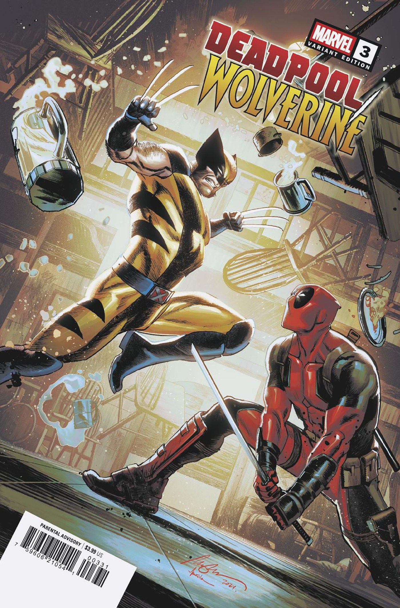 Deadpool Wolverine #3 1/25 Copy Variant Edition Rafael Albuquerque Variant