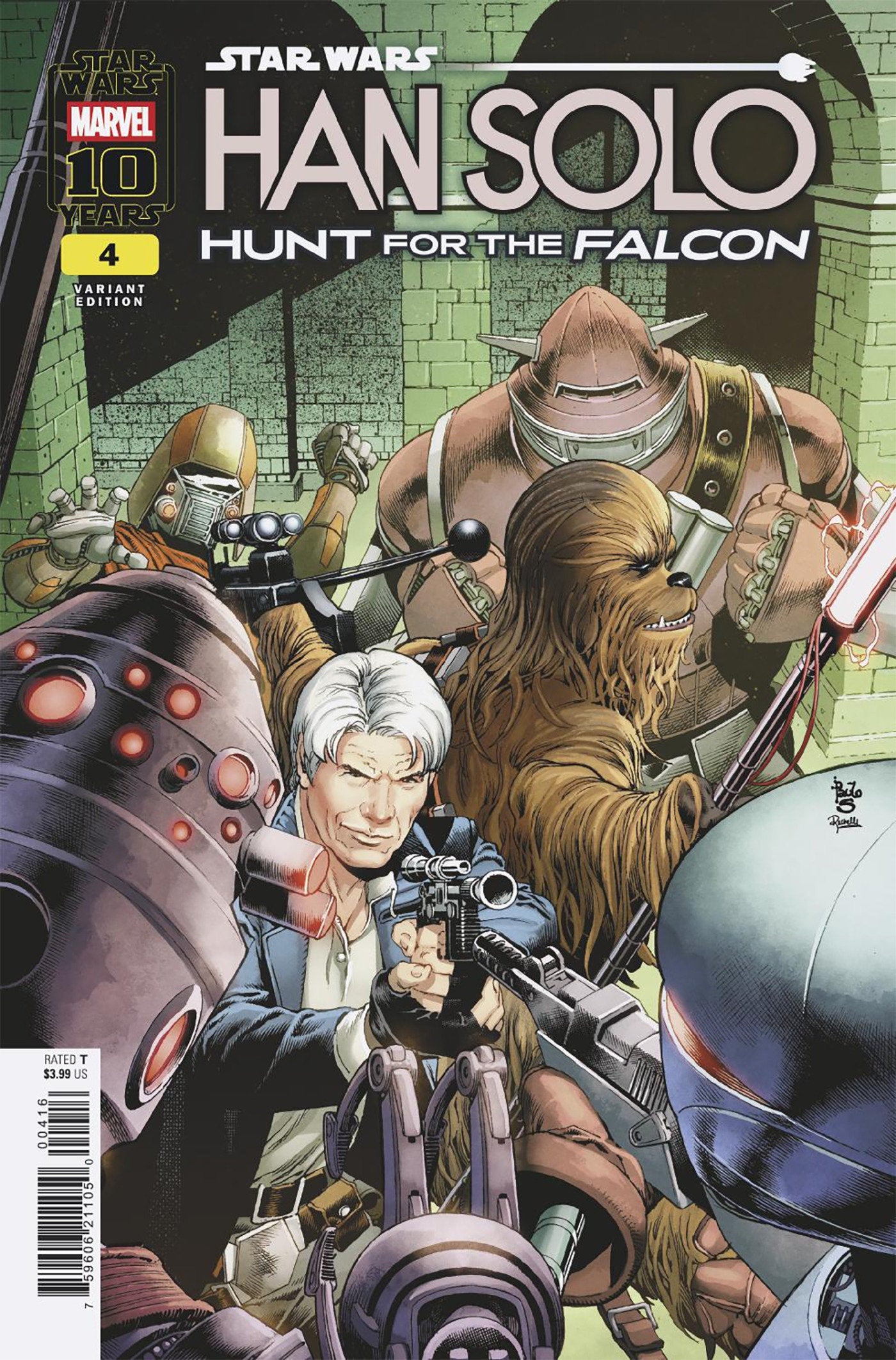 Star Wars: Han Solo Hunt For The Falcon #4 Paulo Siqueira Variant 1/25