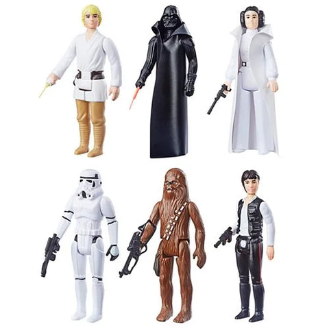Star Wars Retro Collection Wave 1 Set of 6 Action Figure