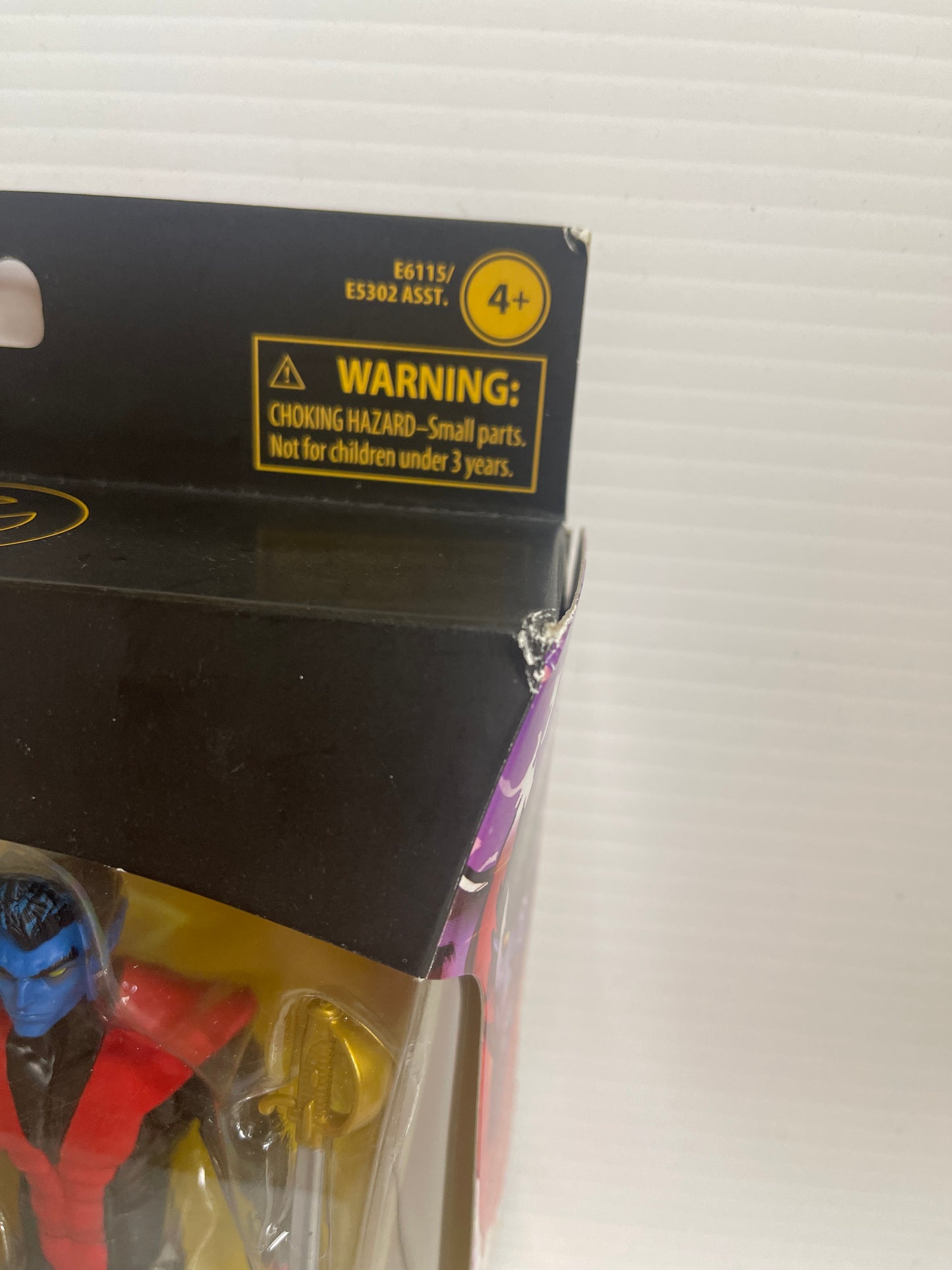 Marvel Legends Nightcrawler X-Men BAF Wendigo 6" Action Figure Hasbro