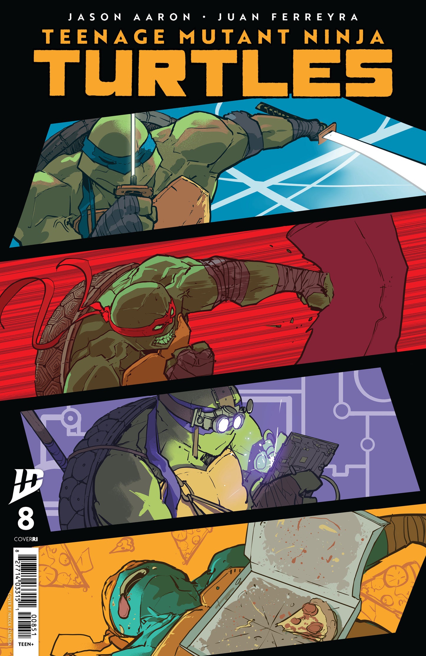 Teenage Mutant Ninja Turtles 2024 #8 1:25 Copy Cismesija Variant Edition