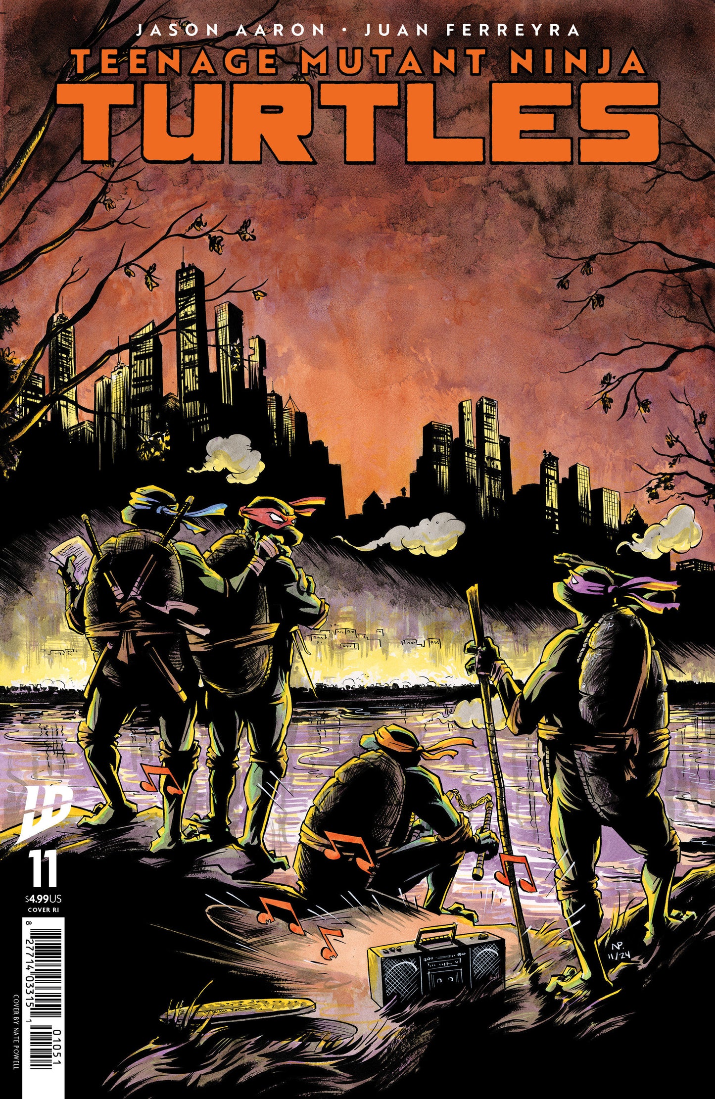Teenage Mutant Ninja Turtles #11 Variant Ri (25) (Powell)