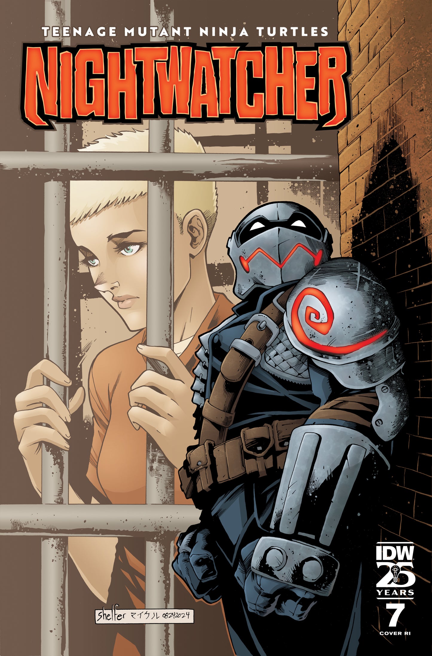 Teenage Mutant Ninja Turtles Nightwatcher #7 1:10 Copy Variant Edition