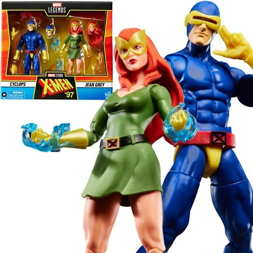 X-Men 97 Marvel Legends Cyclops and Jean Grey 6-Inch Action Figures